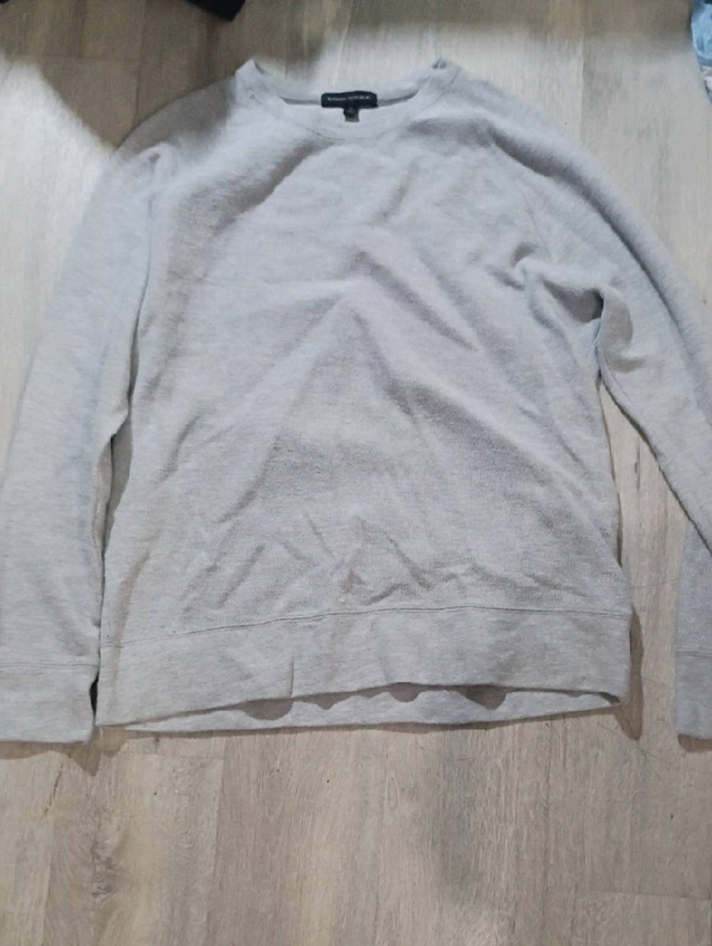 Banana Republic Light Gray Men's Crewneck Sweater